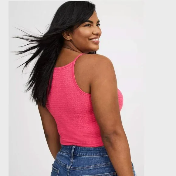 Torrid - Goddess Neck Crop Tank - Picture 3 of 4